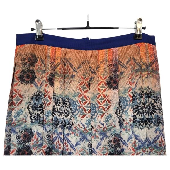 G. Label by GOOP Patchwork Cat Pleated Skirt - Picture 5 of 15